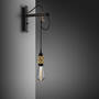 Hooked Wall Nude/Graphite/Brass