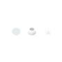 Afdekkappen Clamex, ral 9010, per 100, wit