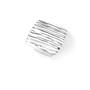 Knop ROUGH nikkel gesatineerd 42x42mm