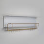 Hanger Shelf/Stone/Brass