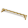 Greep POST mat goud 149x31x20mm, hartmaat 128mm