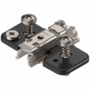 Kruismontageplaat 3mm verdikt, met plug 11,5mm Onyx