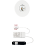 2x Monza rond wit DTW 3000K-2200K + 2x verleng+ Mini Jolly