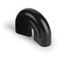 Knop CIRCLE mat zwart 40x11x28mm, hartmaat 32mm