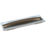Komgreep buitenmaat 171x52mm mat chroom, hoogte 20mm