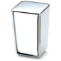 Knop MINI glans chroom 25X25mm, hoogte 28mm