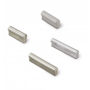Greep METAL 729 mat chroom 48x12mm, hartmaat 32mm