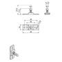 RFID slot CAPTURA, sluitdeel v/schuifdeur of lade VE=25 st
