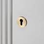 Escutcheon Plate/Euro Profile/Brass