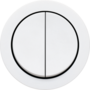 Rond 2.0 Double Two-way switch -s. trim - basic white