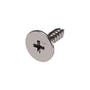 Contraplaat met schroef voor 3mm gat, kruiskop, plaat 10mm