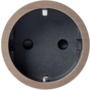 Rond 2.0 Socket F - t.less - light bronze - black cup