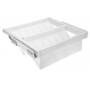 Schoenenrek, uittrekbaar metal 800 mm SOFT-CLOSE, Wit