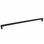 Greep 9x9mm hoh 160mm zwart gelakt totale lengte 168mm
