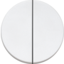 Rond 2.0 Double Two-way switch -t.less - basic white