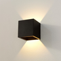 Wandlamp Vigo Up/down zwart IP54