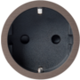 Rond 2.0 Socket F - t.less - dark bronze - black cup
