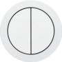 Rond 2.0 Multifit Push button 4X- white alu