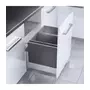 Inbouwafvalemmer Triple, 2x 28 liter, voor kast 600mm