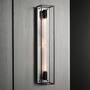 Caged Wall Light/X-Large/White Marble
