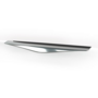 Greep LIPS glans chroom 320x45mm, hartmaat 224mm
