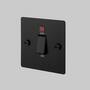 45A Dp Cooker Switch w/ Neon - Black - Black Interior