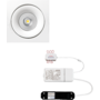 2xCádiz Vierk. wit+2x PowerLED 7W+2x verl+driver+wieland