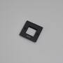 1G Wall Plate/w/out Infills/Black