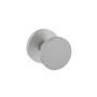 Voordeurknop rond ø55mm eenzijdige montage aluminium