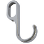 Opschuifhaak glans chroom voor roede 30x15mm