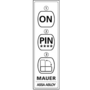 Mauer gebruikssticker tbv ELLcam witte letters