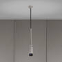 Exhaust Pendant/Cross/Stone/Black
