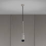 Exhaust Pendant/Cross/Stone/Black