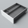 Bestekindeling houtdecorvoor LEGRABOXC400-450, D 50cm, s