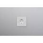 EU 1G Socket/Schuko Type F/w/out B+P Logo/White