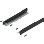 Legrabox ladezijde N 550mm, carbon zwart, hoogte 66,5mm