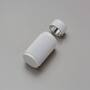 Dimmer Detail Kit/Single/Cross Knurl/White