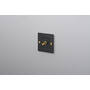 EU 1G Toggle Switch/w/out B+P Logo/Black