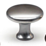 Knop diameter 31mm mat chroom, hoogte 25mm