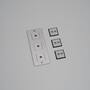3G Wall Plate/Vertical/Steel