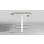 Milano Vergader voor een blad tot 4000mm. zilver RAL9006