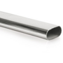 Roede 30x15mm glans chroom lengte 3000mm, dikte 0,8mm