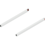 Reling L+R voor Merivobox, 350mm zijdewit