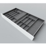 Bestekindeling houtdecor voor LEGRABOX C1000-1200, D 65cm, s