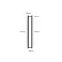 Closet Bar 774Mm/Double-Sided/Steel