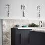 Hooked Wall Nude/Stone/Brass