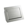 Afvaldoorlaat 308x234mm RVS schuin te gebruiken 85-45 graden
