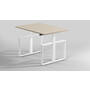 Square Enkel HS wit inclusief frame 1500-2400mm.