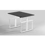 Square Enkel HS wit inclusief frame 1500-2400mm.