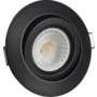 Aosta  kantelbare IP44 inb. Spot zwart D2W + Triac driver